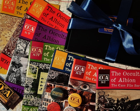 The Occultaria Of Albion- The First Heptarchy Gift Set! Seven Volumes of O.A & Official Badge Pack