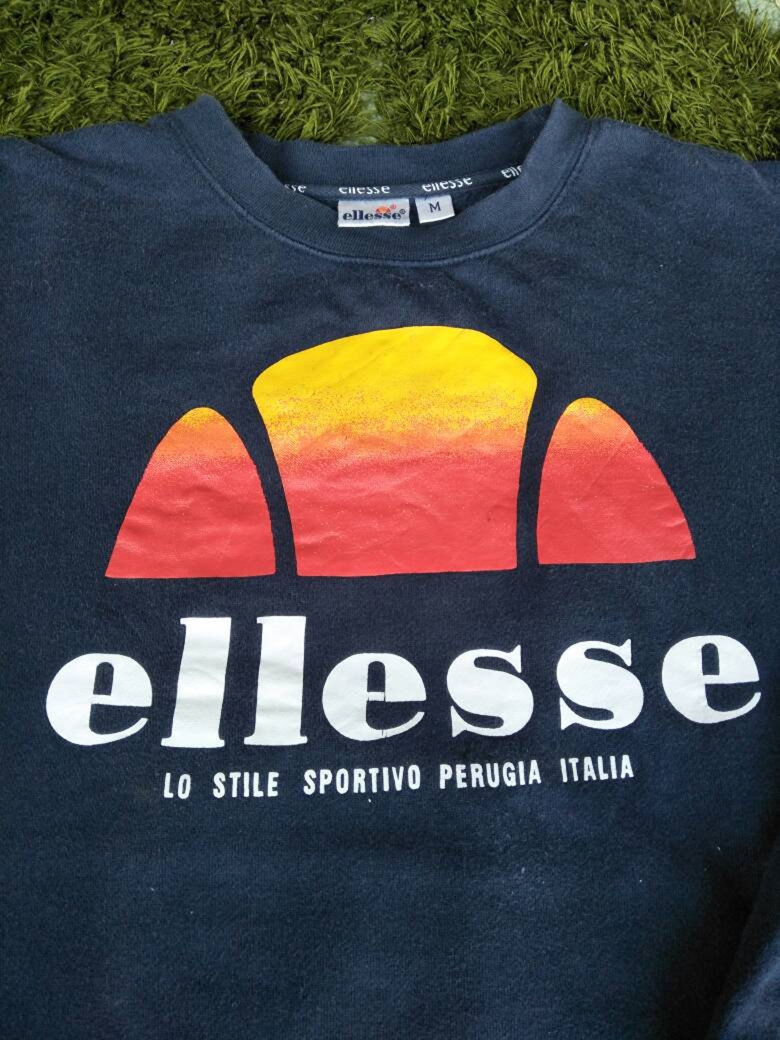 Vintage Ellesse Italy Big Logo Sweatshirt Lo Stile Sportivo | Etsy