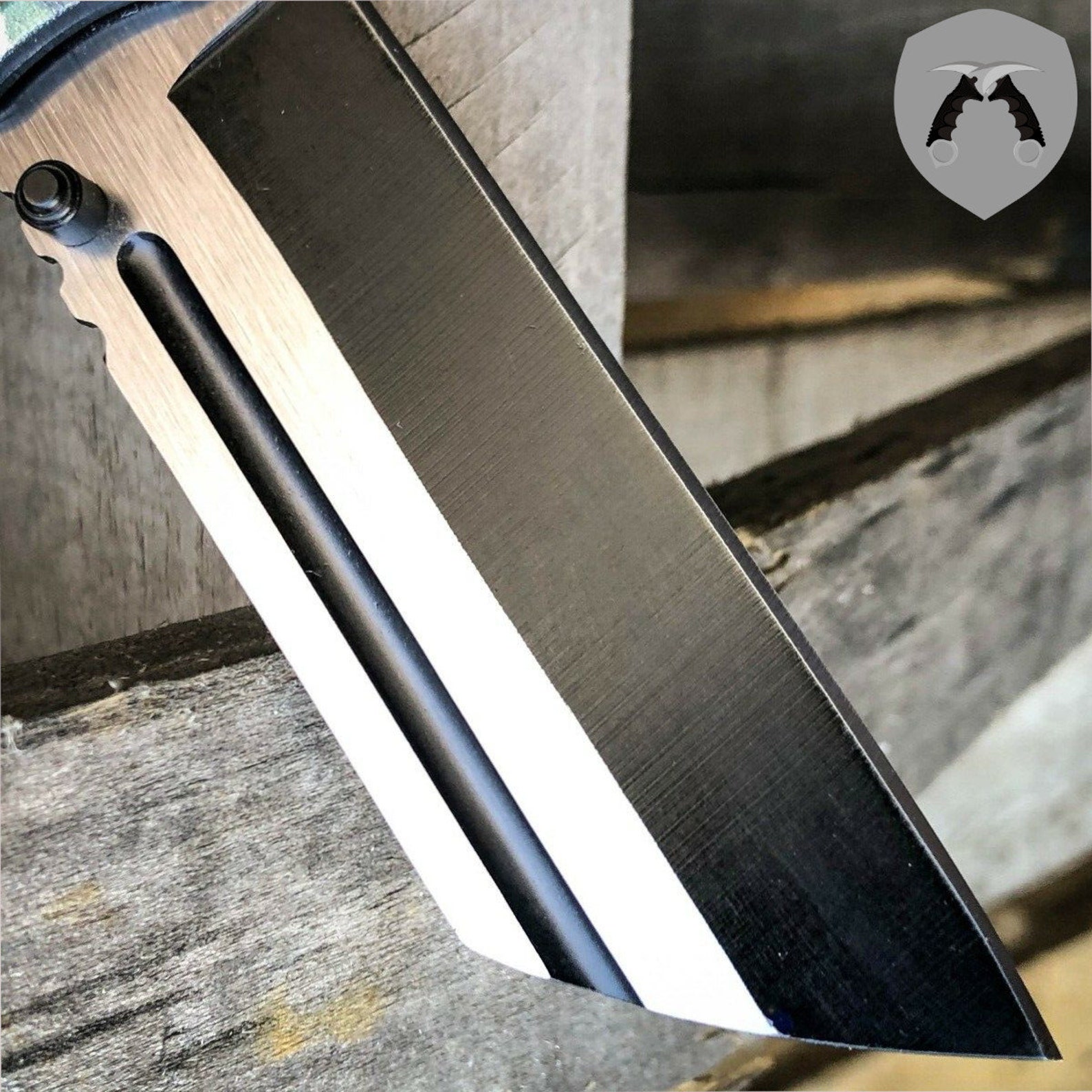 Military TACTICAL Cleaver Razor Assisted Open Pocket Folding Etsy