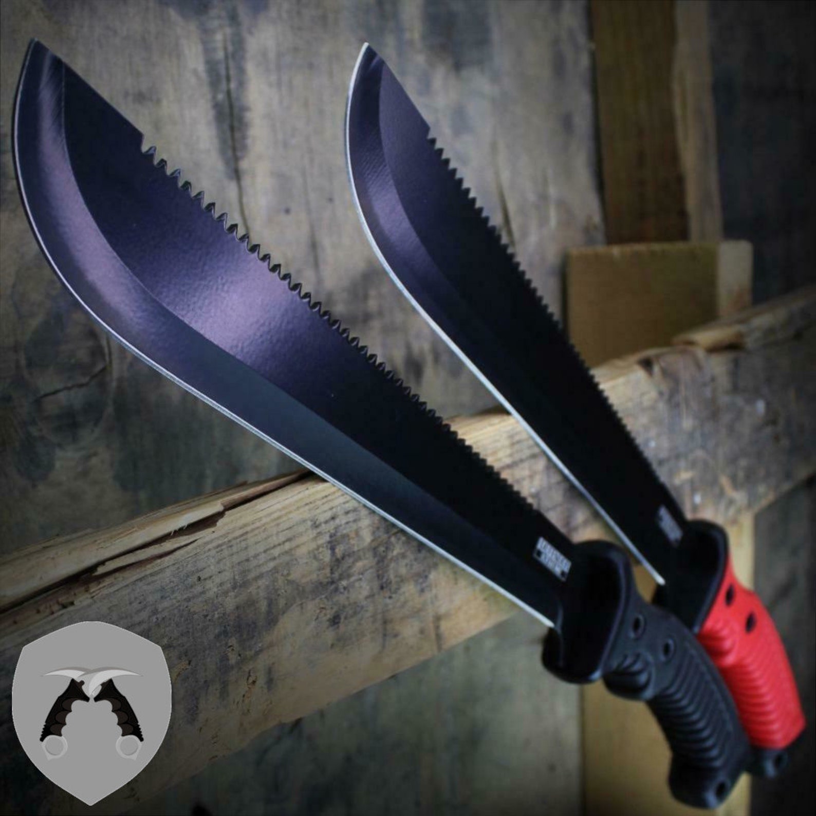 15.5 Survival Jungle Hunting Machete SAWBACK Military Etsy