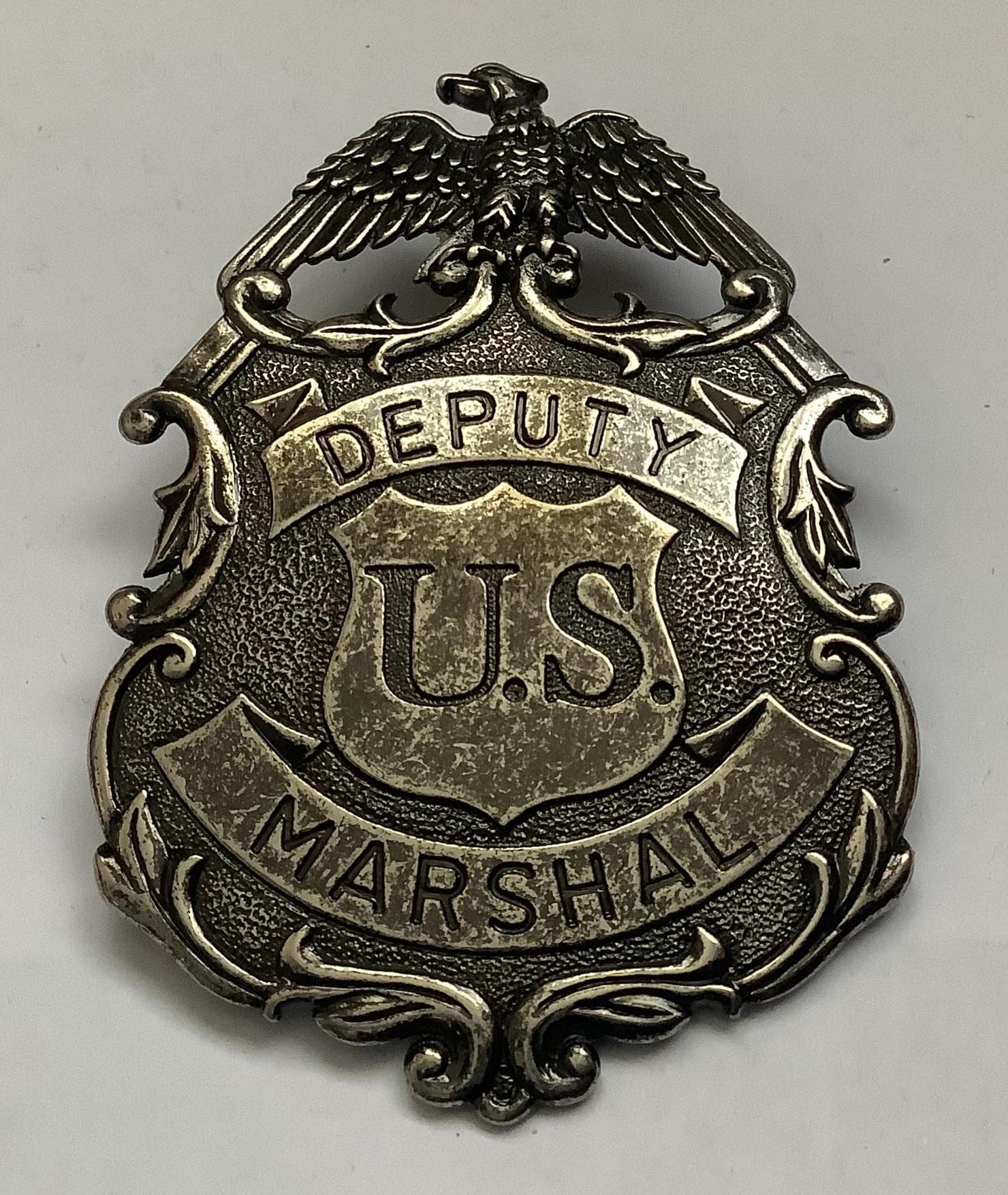 US MARSHAL SUPERVISORY DEPUTYバッジ リブロバッジ US Federal Court Law Enforcement Marshal Supervisory Deputy