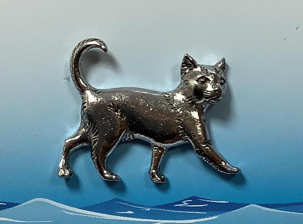 猫のシルバーピューターピンバッジ（W） - 値下げ - Etsy 日本
