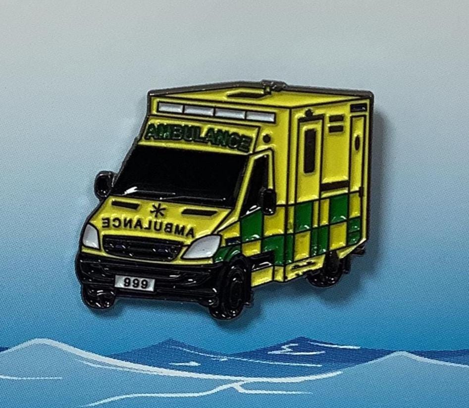 Ambulance Metal Pin Badge