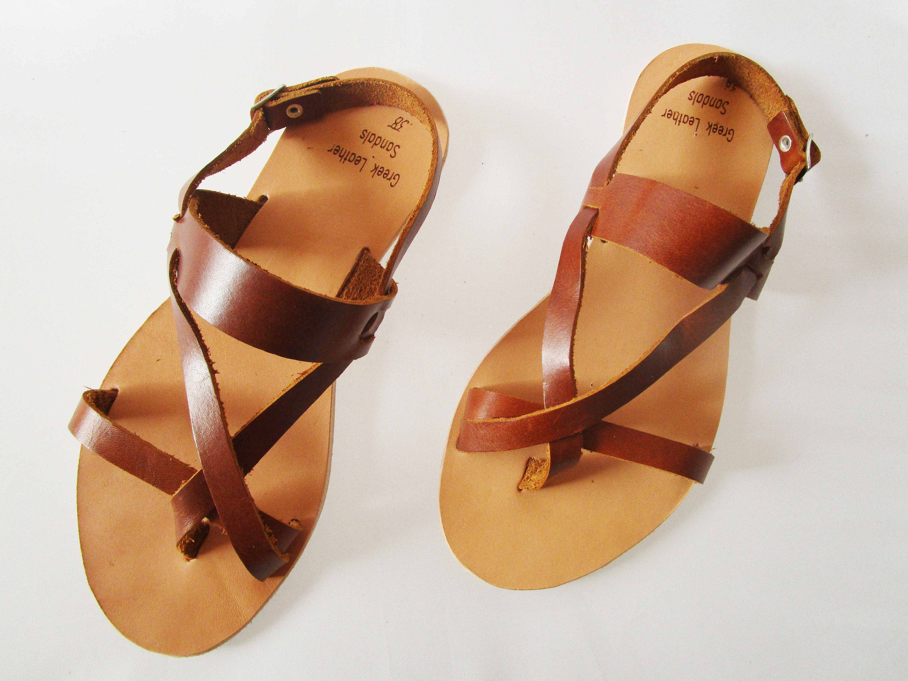 Leather Sandals Greek sandals Sandals Leather shoes women | Etsy