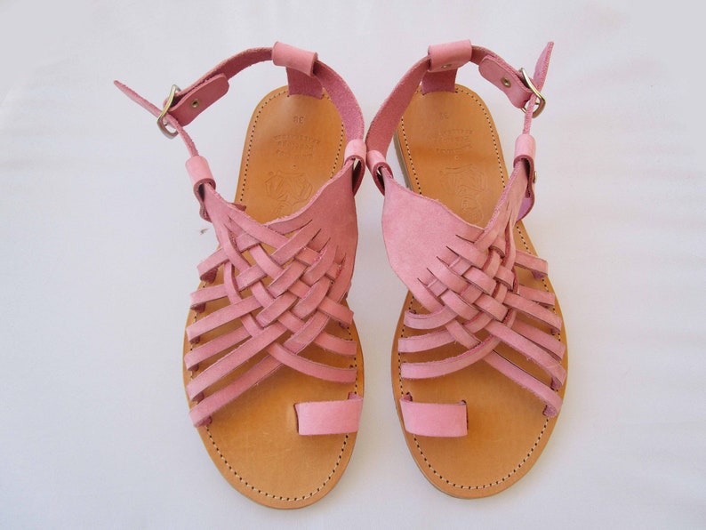 Wedding sandals Greek sandals Silver sandals PENELOPE Leren sandalen Leather sandals Sandals