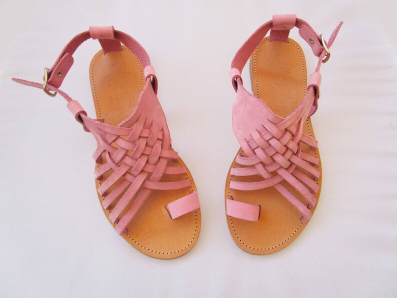 Wedding sandals Greek sandals Silver sandals PENELOPE Leren sandalen Leather sandals Sandals