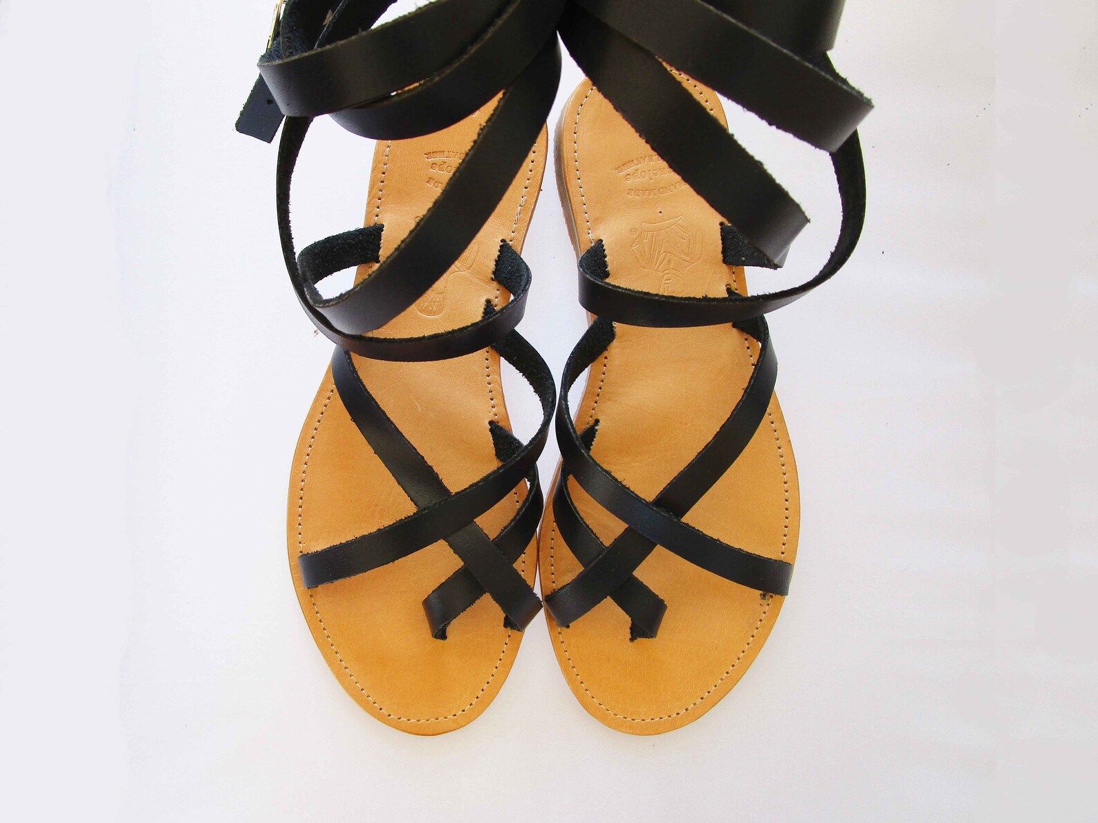 Greek leather sandals Women sandals Leather sandals women | Etsy