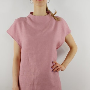 Leinen Top Größe M-L/ versandfertig/ LeinenBluse/ Sommer Leinen Top/ Casual Top/ Damen Top/ Leinen Kleidung