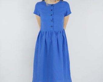 Linen dress for women/ Linen dress/ Linen women dress , linen casual dress, linen summer dress