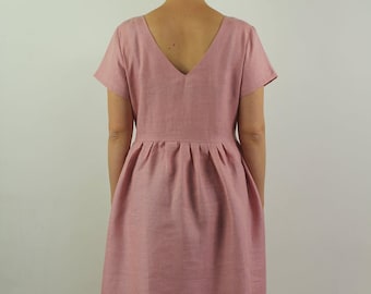 Linen dress for women/ Linen dress/ Linen women dress , linen casual dress, linen summer dress