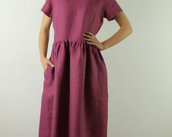 Linen dress for women/ Linen dress/ Linen women dress , linen casual dress, linen summer dress