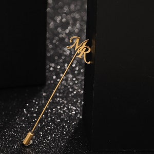 Personalized Signature Brooch, Memorial Brooch, Gold Name Broach, Breastpin Clip Clasp, Personalized Name Jewelry,  Groomsmen Gift