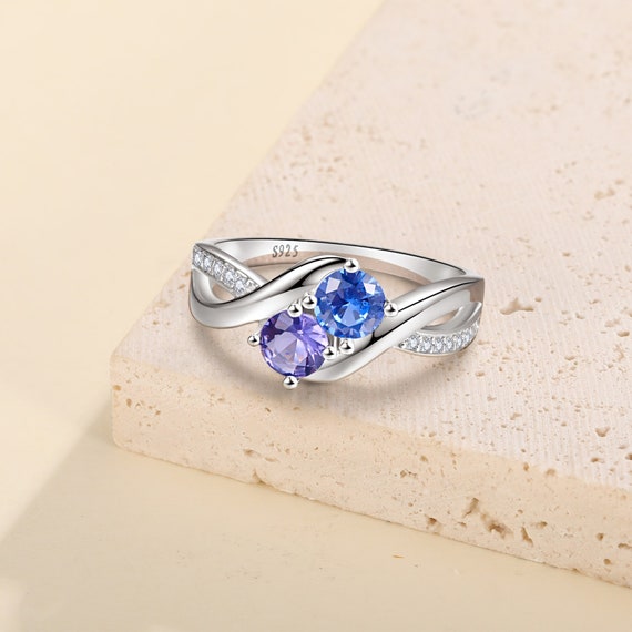 Classic Infinity Mother's Family Birthstone Ring Classic Infinity Mother's Family Birthstone Ring