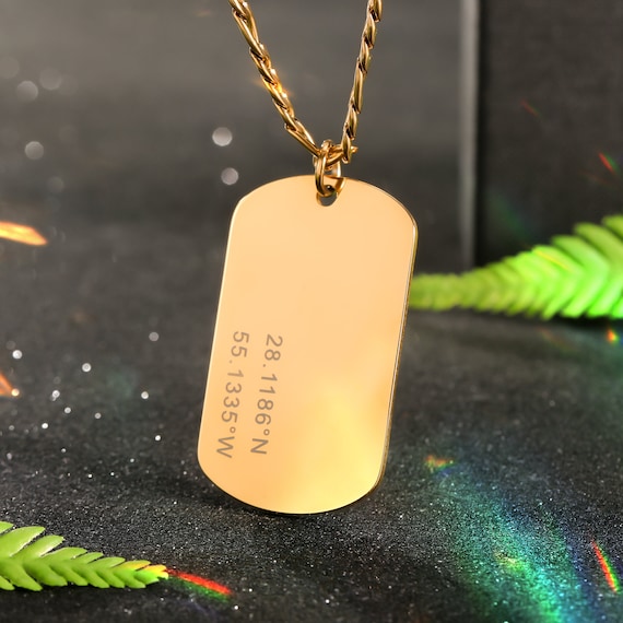 Name tag pendant discount