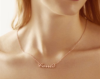 Personalized Name Necklaces, Sterling Silver Name Necklace for Women Personalized Jewelry, Mothers Day Jewelry, Gift for Her