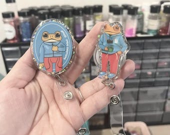 Porta-crachás retráteis --- Porta-crachás modernos -- Porta-crachás fofos -- Porta-crachás de coelhinho