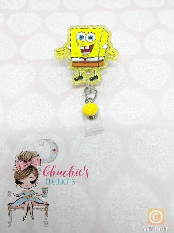 Spongebob Badgesalligator Clip Badge Reelsalligator Clipsbadge