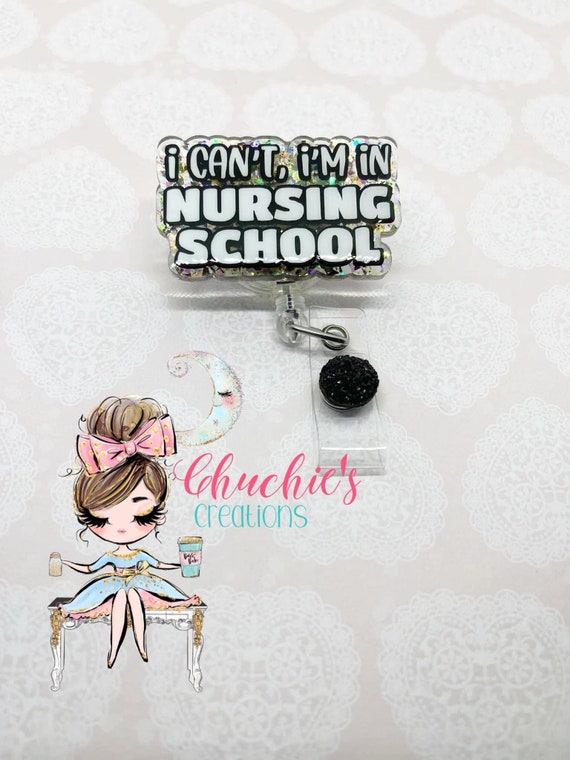 Nursing School Badges--RN Student Badge Reels--Nursing Student Badge  Reels--RN Badge Reels--Nurse Badge Reels--Nurse Badges--Badge Reels