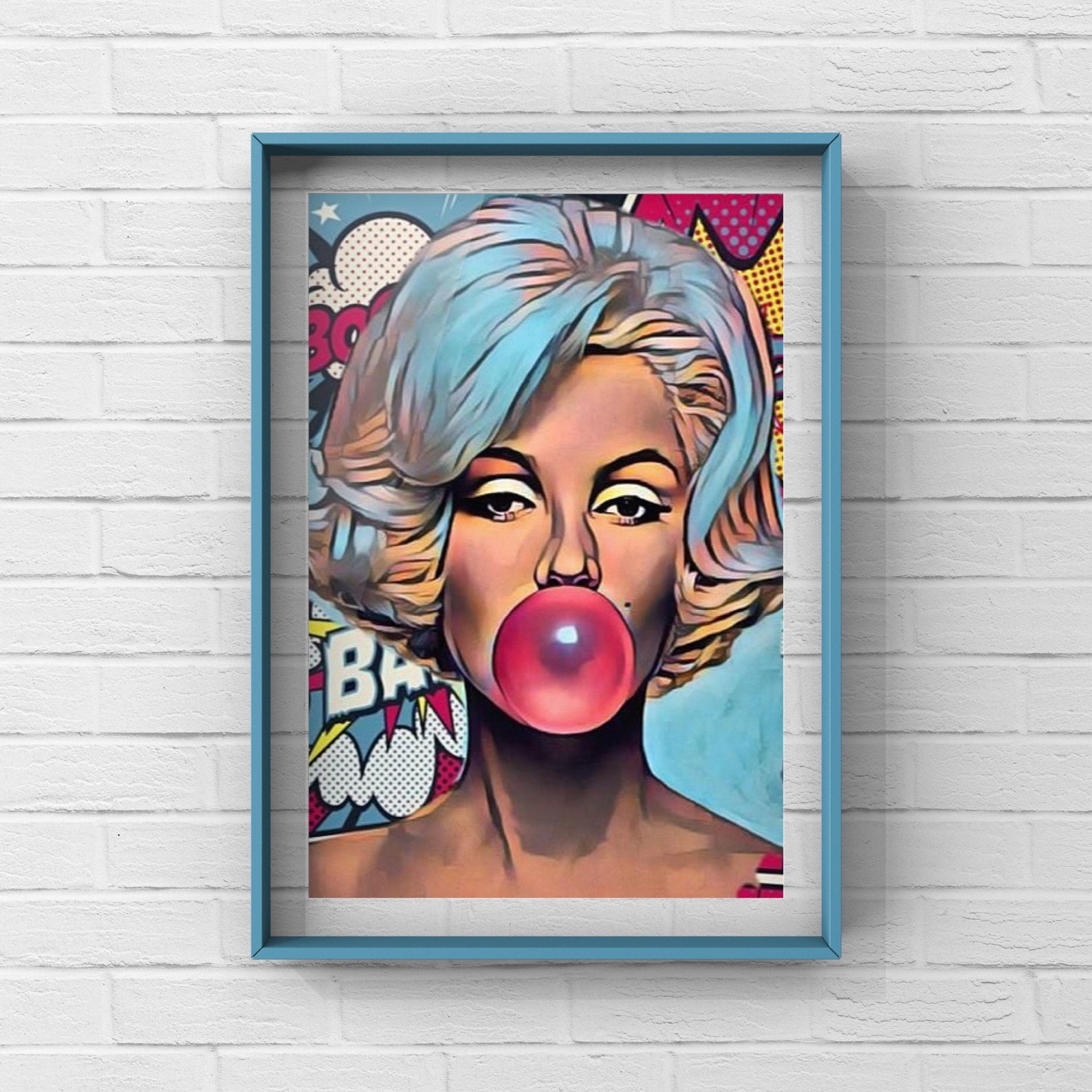 Marilyn Monroe Pop Art print wall art home decor gift size