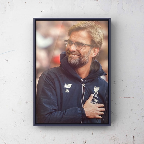 Liverpool FC Wall Art Jurgen Klopp Wall Art LFC Gift Size A4 Etsy UK