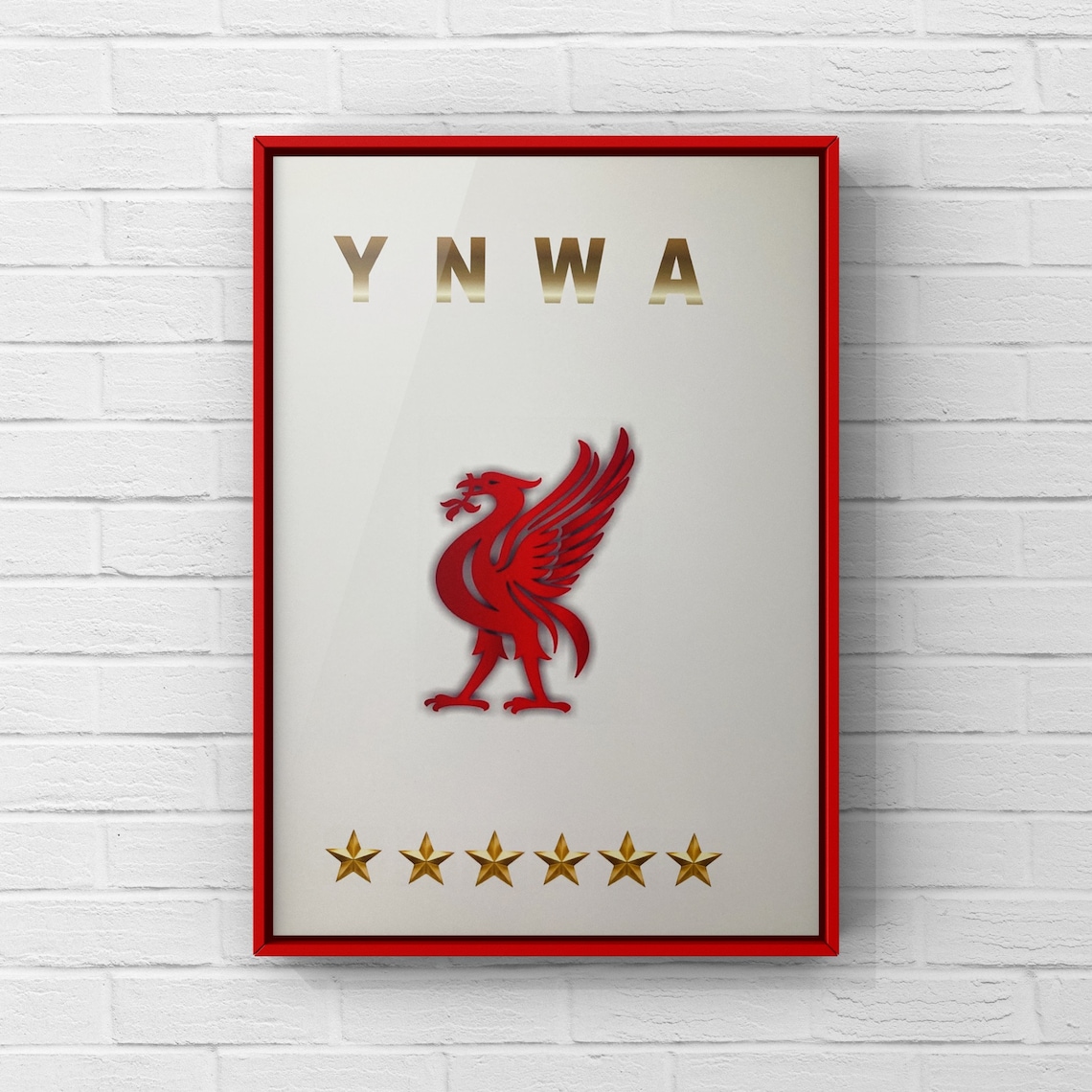 Liverpool FC art print Liverpool FC champions wall art home Etsy