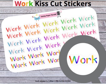 Work Planner Stickers  // Planner Stickers //  Work Days Stickers  //  Work Tracking Planner Stickers //  Work Stickers