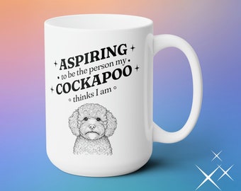 Cockapoo Mom Mug, Dog Lover Coffee Cup, Cockapoo Gift