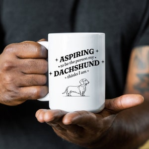 Teckel moeder cadeau, teckel Mama mok, cadeau voor hond moeder, teckel minnaar cadeau, teckel ouder, Wiener Dog mok, teckel vader, Doxie cadeau