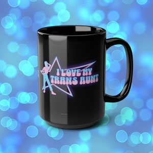 Love Trans Aunt Transgender Gift for Friend LGBTQIA Pride Coffee Cup Mug