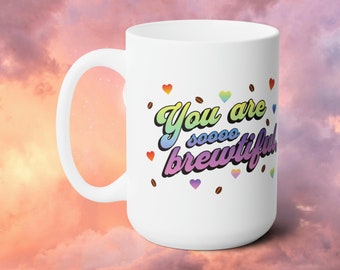 Brewtiful Coffee Mug, Valentine's Day Gift for Her