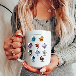T Swift Fan Mug, Crystal Gift Coffee Cup Gift for Her Gift for Best Friend Mom Gift Swiftie Gift Swiftie Eras Gemstones Swift Party