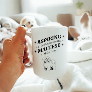 Maltese Mom Gift, Maltese Mama Mug, Dog Mom Gift, Dog Lover Coffee Cup, Maltese Parent, Maltese Mug, Maltese Dad, Maltese Lover Maltese Gift