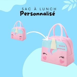 Personalized insulated lunch bag