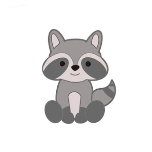 Baby Raccoon Cookie Cutter