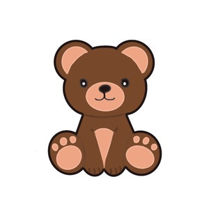 Baby Teddy Bear Cookie Cutter