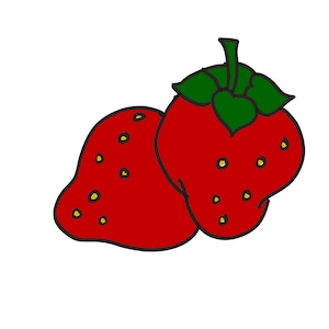 Strawberries Cookie Cutter