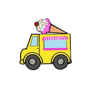 Ice Cream Truck Cookie Cutter