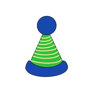 Party Hat Cookie Cutter