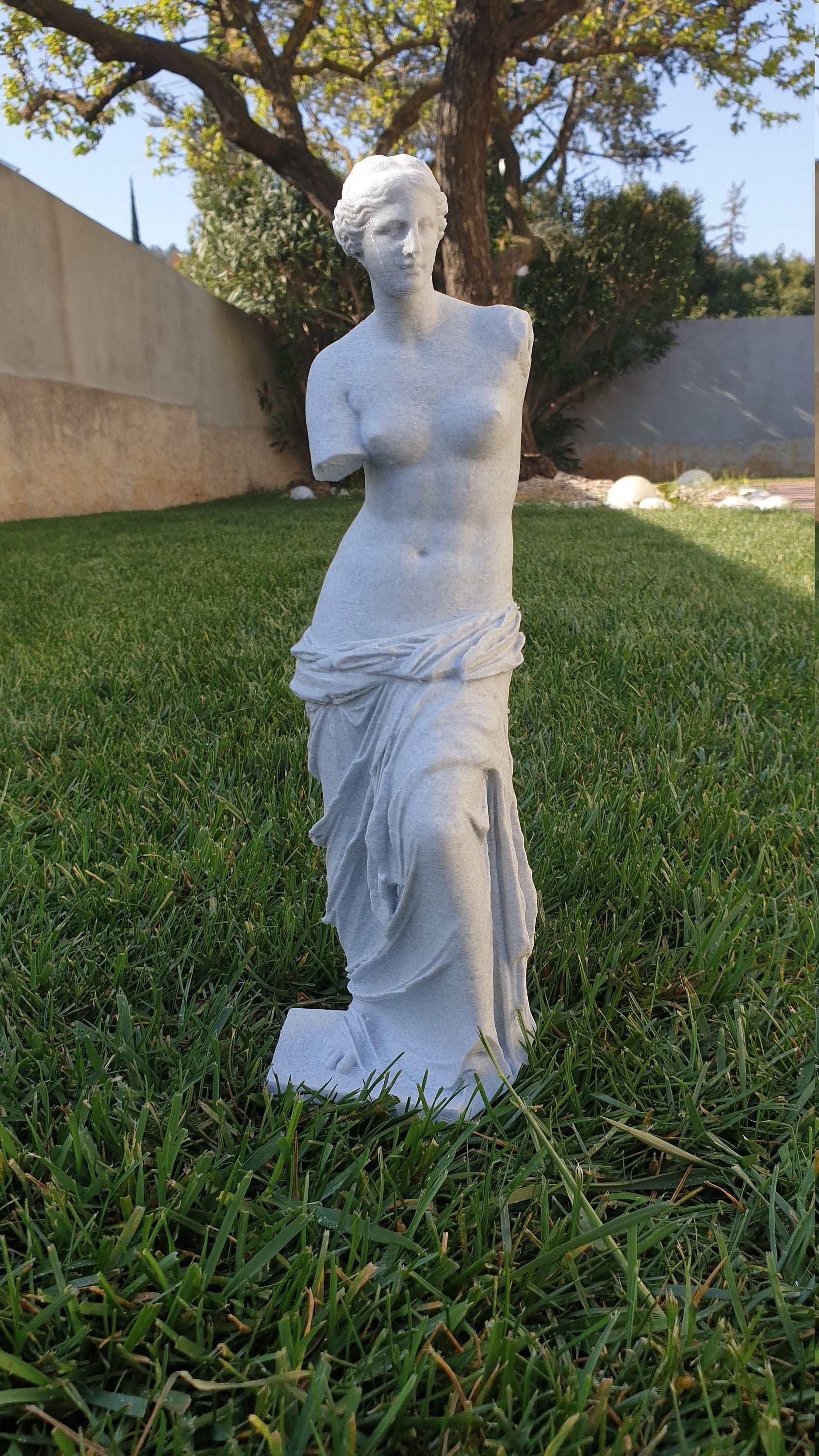 Statue en béton pour jardin Blanche à neige – Brocante La Vitrine