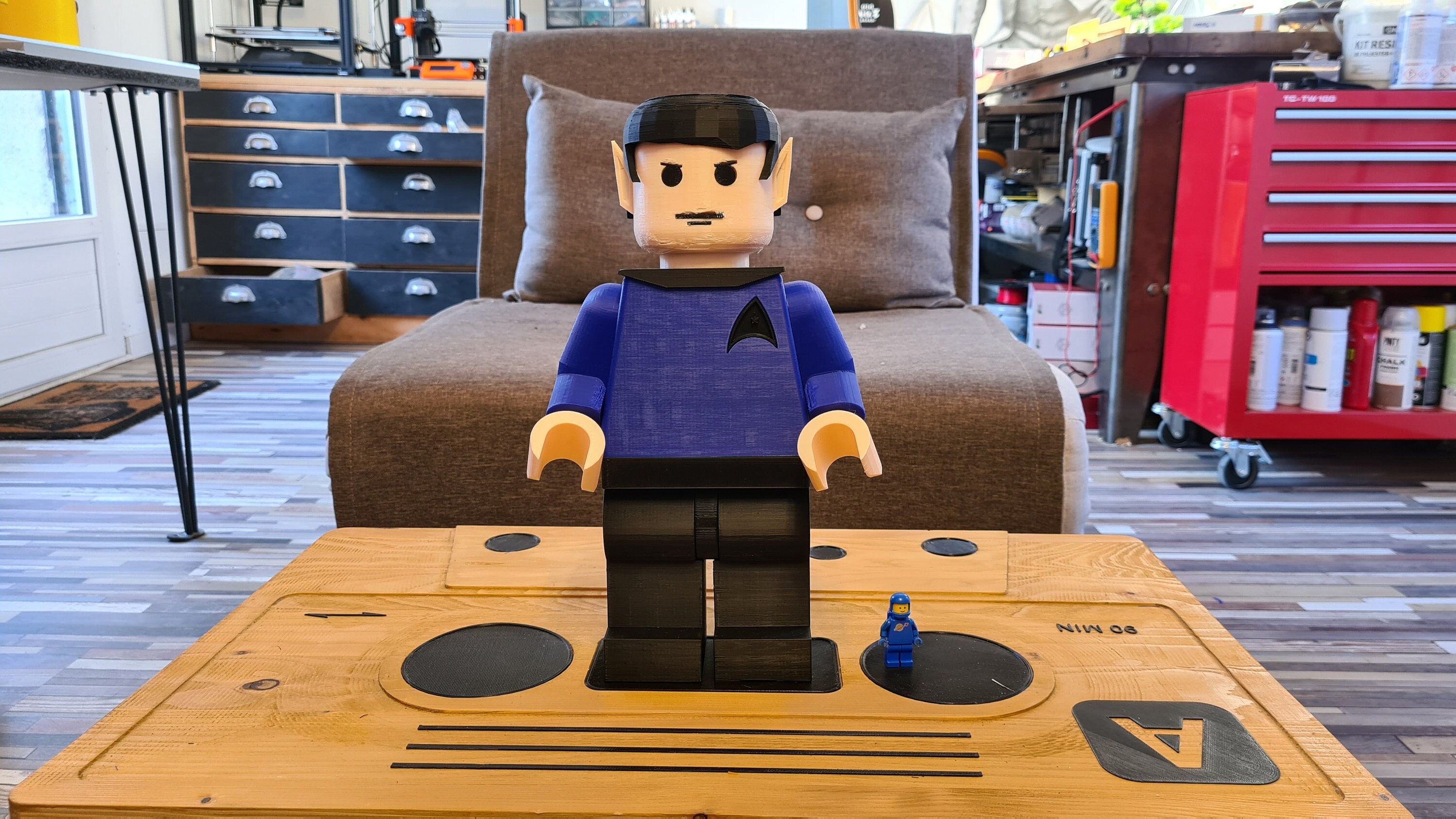 Grande Figurine Xxl Spock 40 cm
