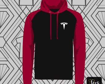 Sweat à capuche Tesla adulte