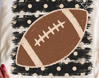 Distressed Football Stripes PNG Design (Digital Download)