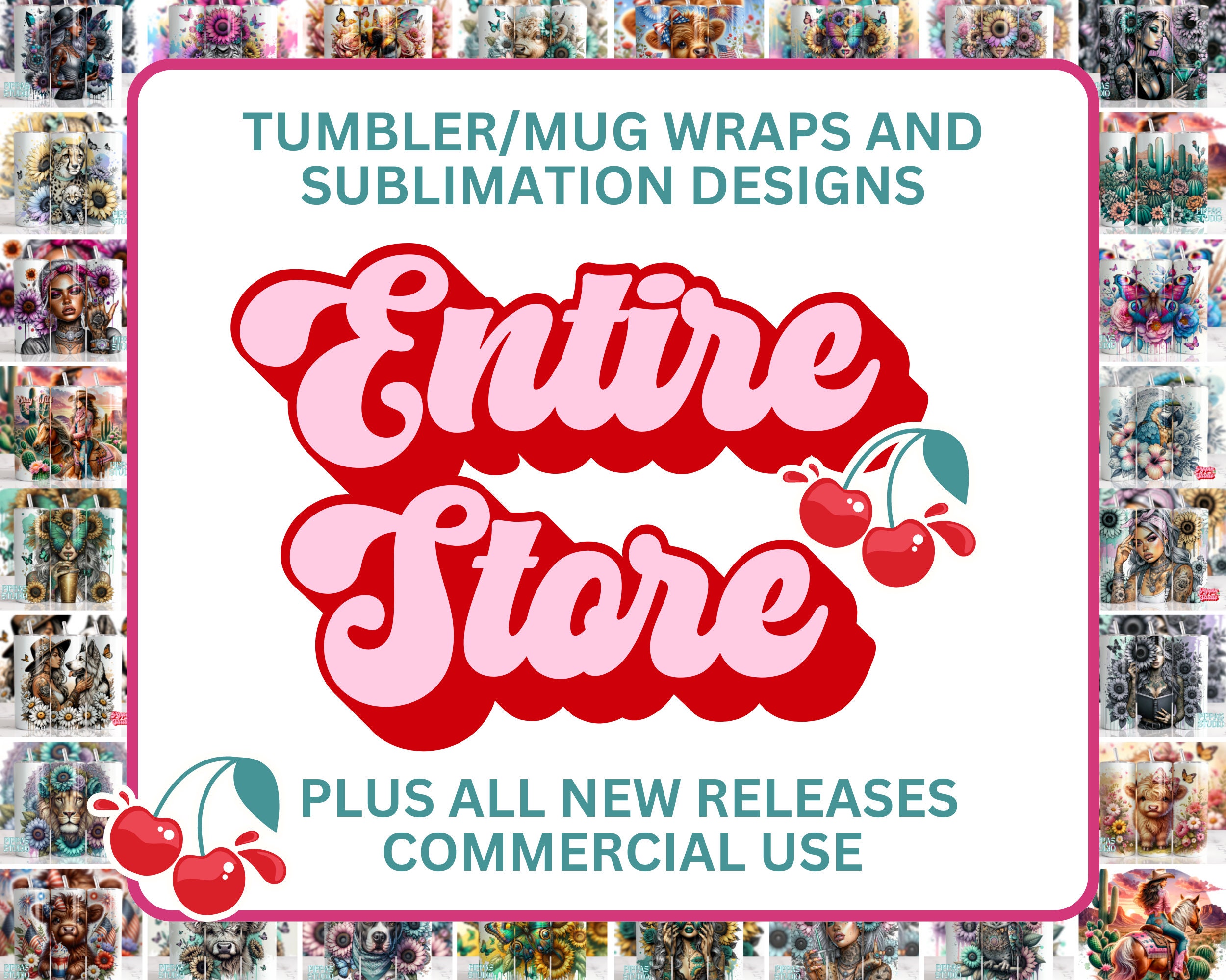 Entire Store Bundle, Full Store Access Etsy Shop Drive, Whole Shop, Shop Drive All Past and Current Sublimation Designs, Mega Bundle