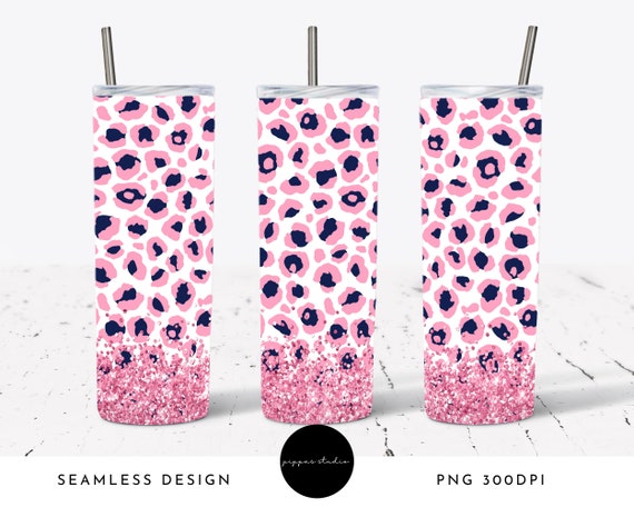 Leopard Print Tumbler Wrap 20oz Tumbler Sublimation Design | Etsy