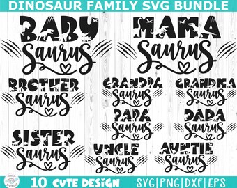 Download Dinosaur Family Svg Etsy