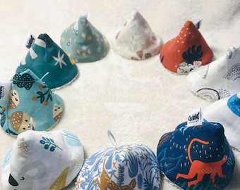 Upcycled 100% cotton pee-pee teepees for baby boys - sold individually