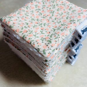 Washable cotton wipes