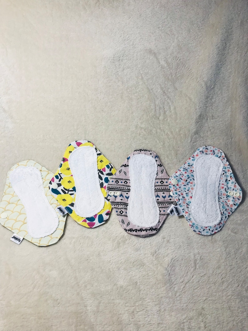 Washable Panty Liner 100 Organic Cotton Light Flow Etsy
