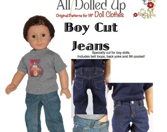 Boy Cut Jeans Etsy