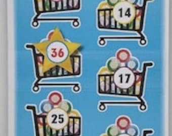 Trolley Dash Hoy Bingo Nieuwigheidsspellen 100 kaartjes